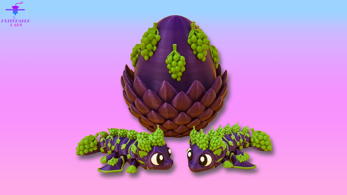 Grapes Dragon with Egg