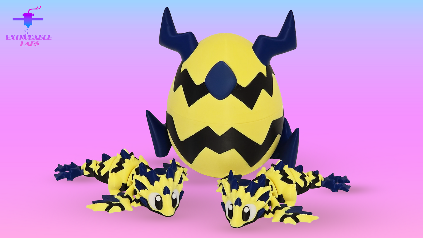 Wild Voltage Mini Dragon with Egg