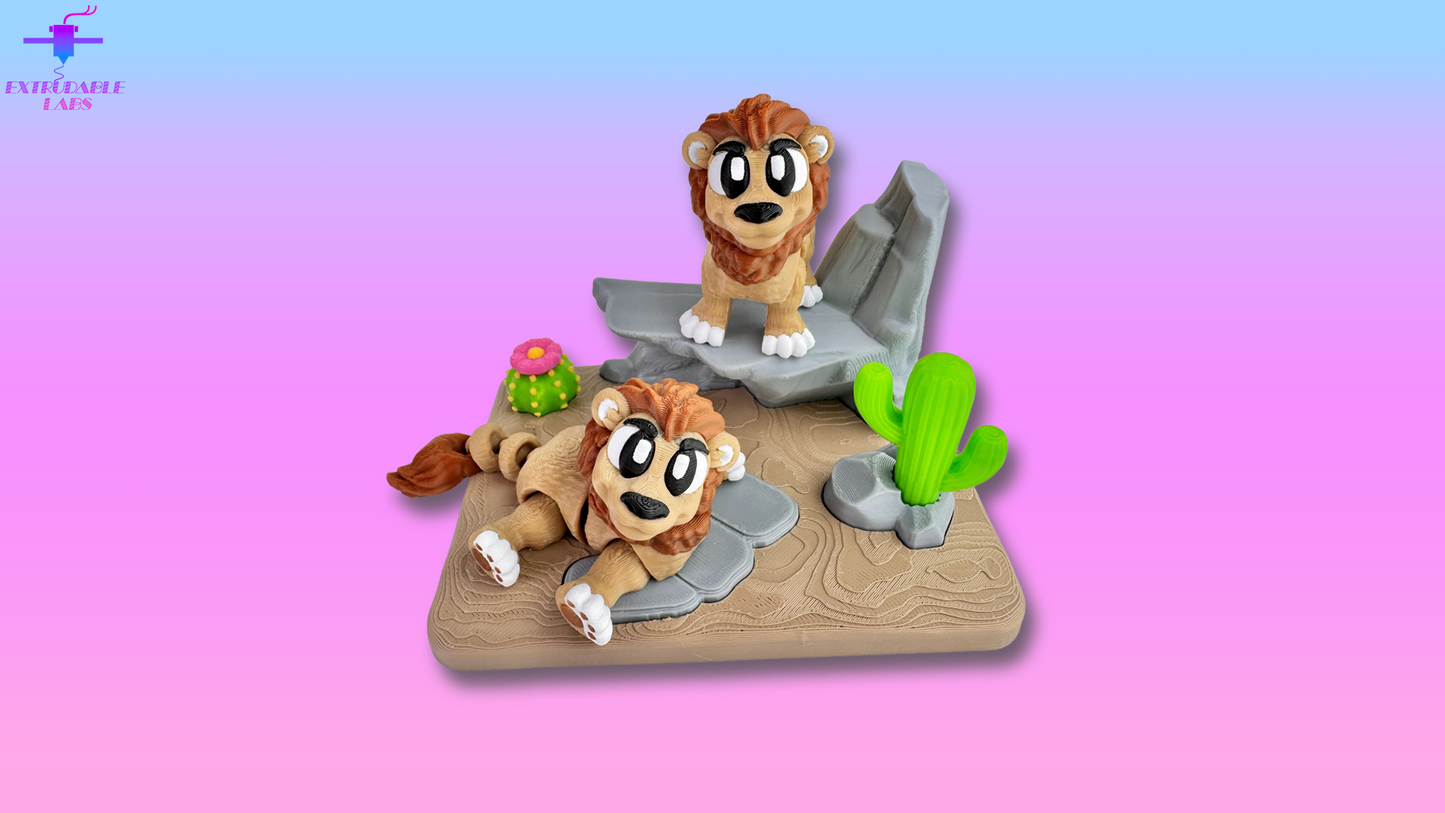 Lion Playset