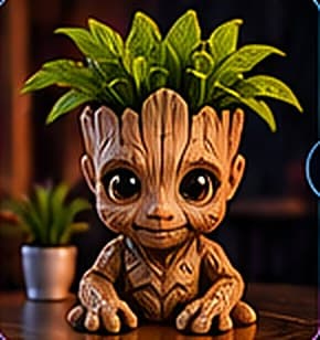 Tree-creature planter
