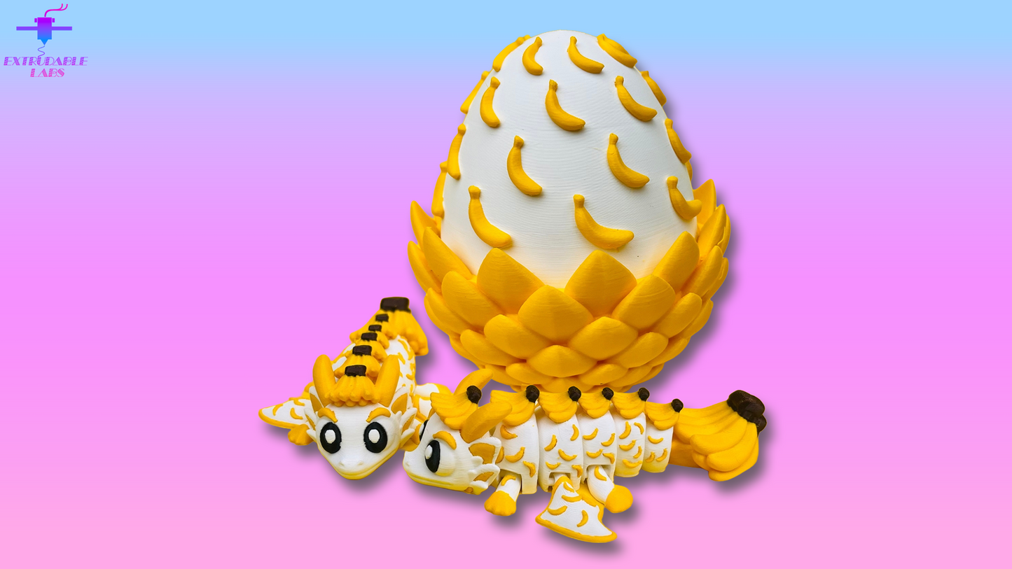 Banana Dragon with Egg