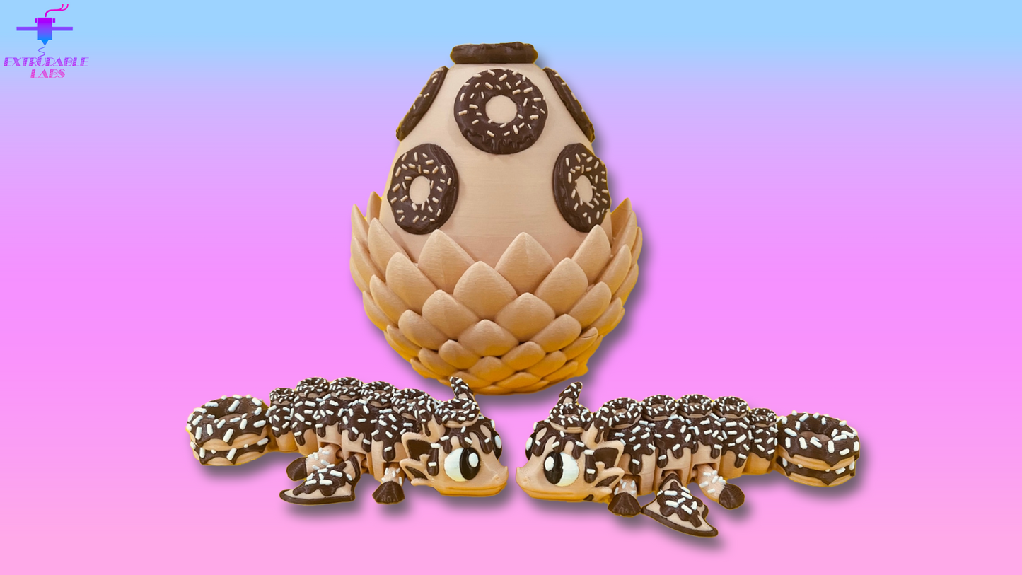 Donut Dragon with Egg