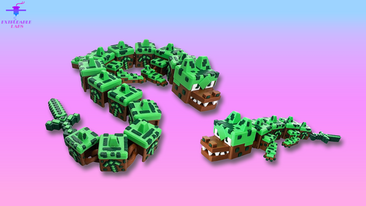 Blocky Earth Dragon