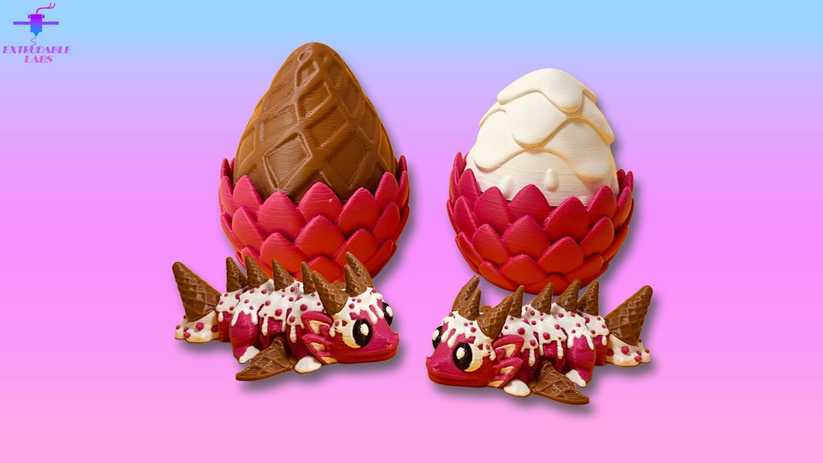Ice-Cream Mini Dragon with Egg