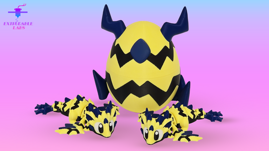Wild Voltage Mini Dragon with Egg