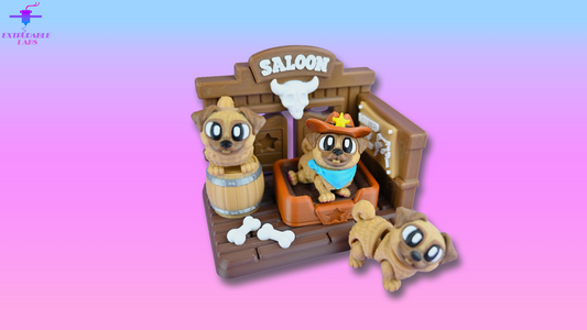 Pug Saloon Playset
