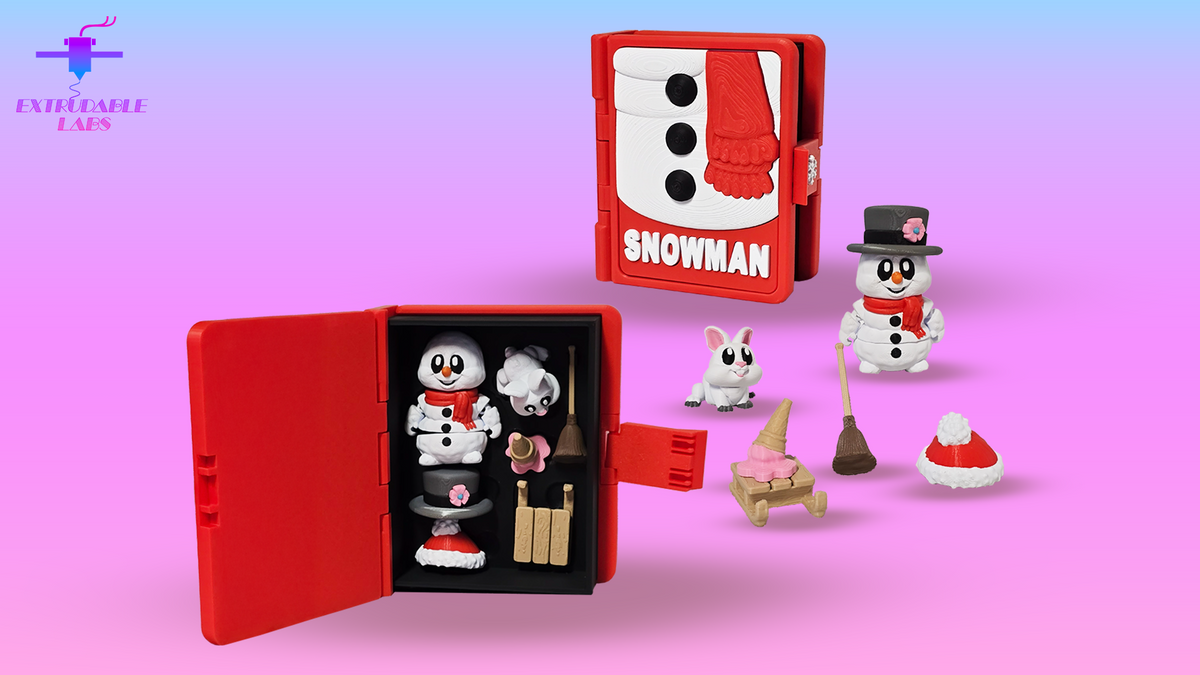 Snowman Playset Book