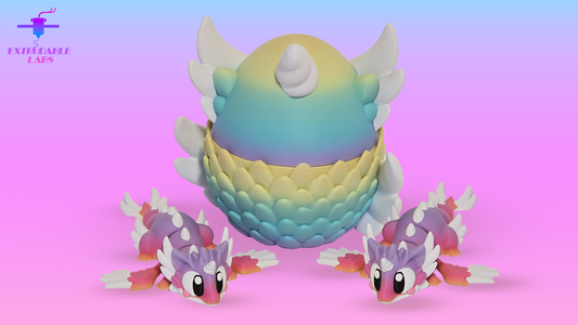 Celestial Mini Dragon with Egg